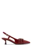 Stassia Kitten Heels - Cherry sold by Miss Lola