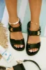 Kendall Chunky Sandals - Black sold by Miss Lola