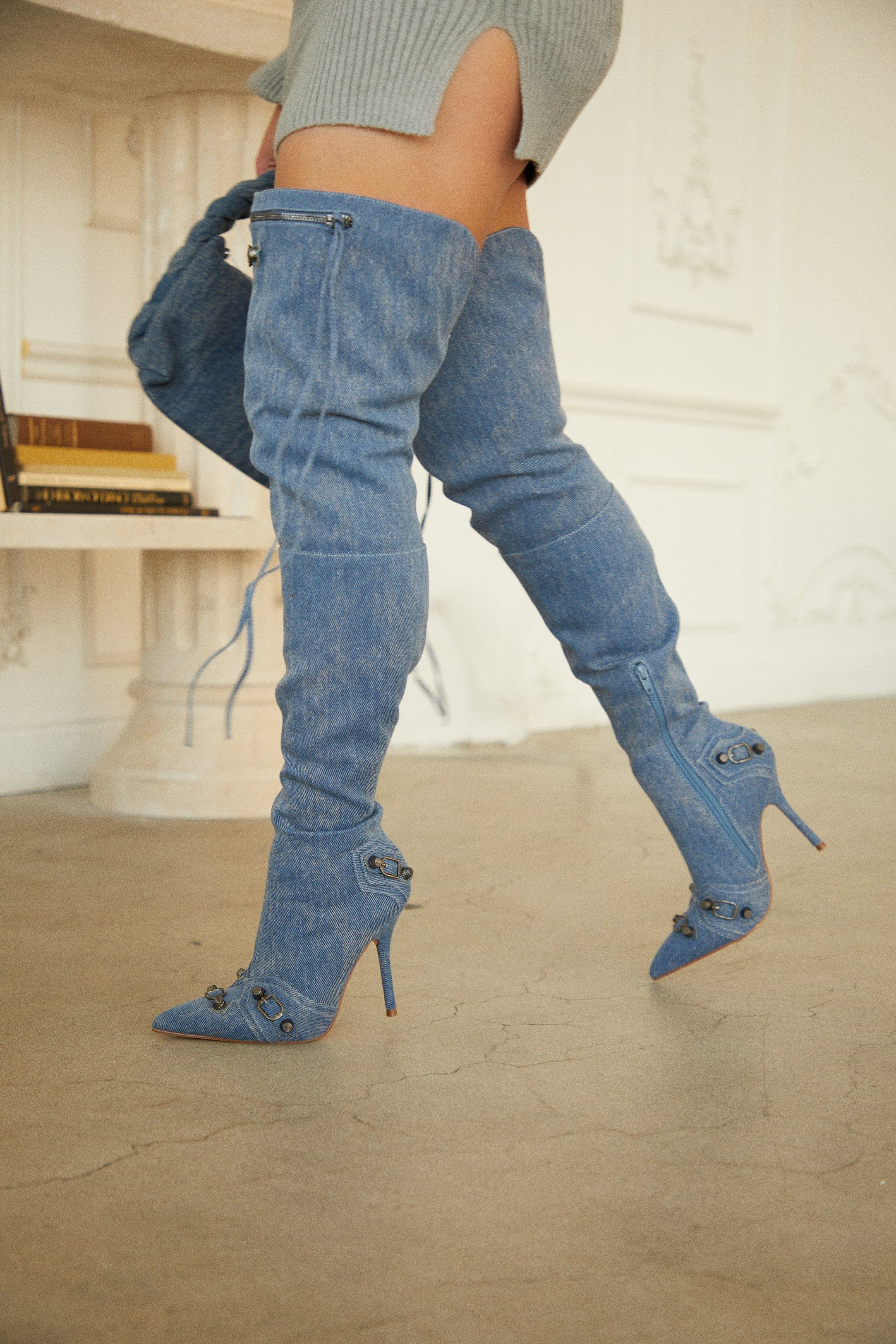 Maddison - Denim sold by Miss Lola product image thumbnail 3