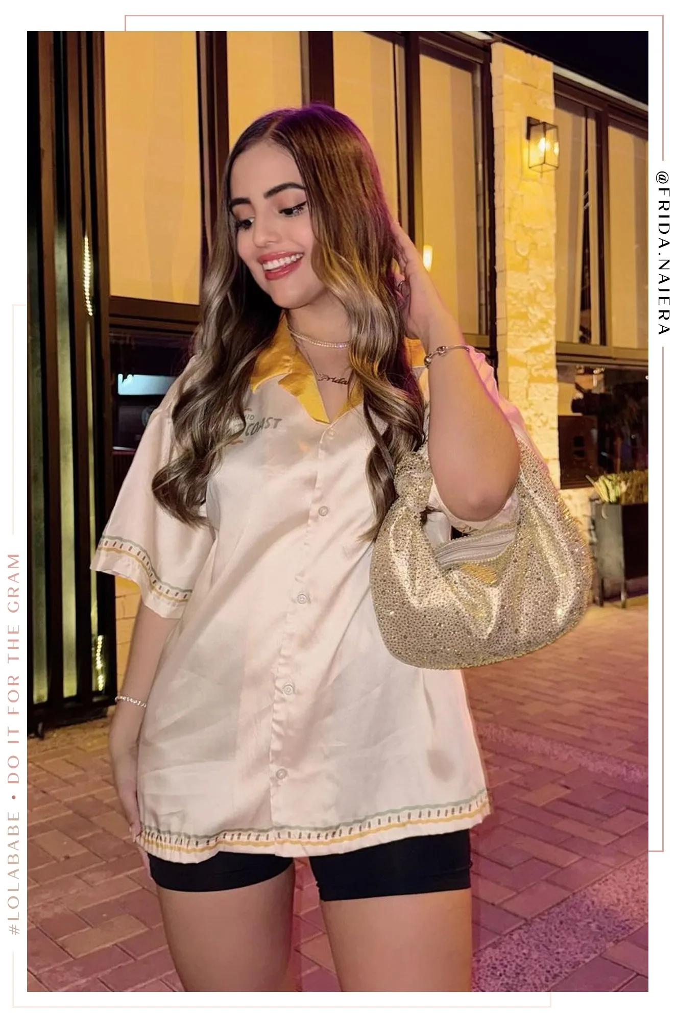 Day & Night Embellished Knot Handbag - Gold sold by Miss Lola product image thumbnail 2