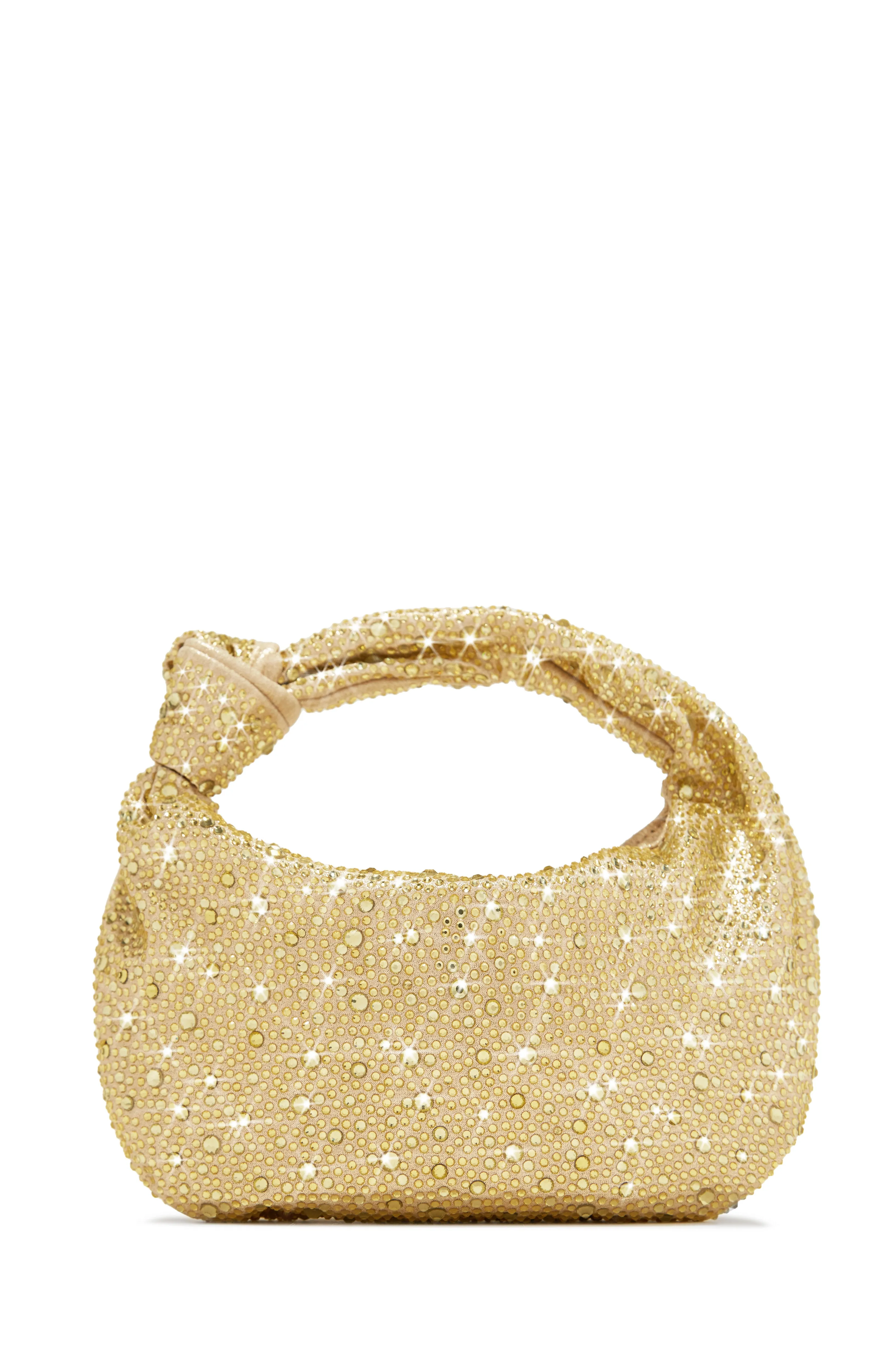 Day & Night Embellished Knot Handbag - Gold sold by Miss Lola