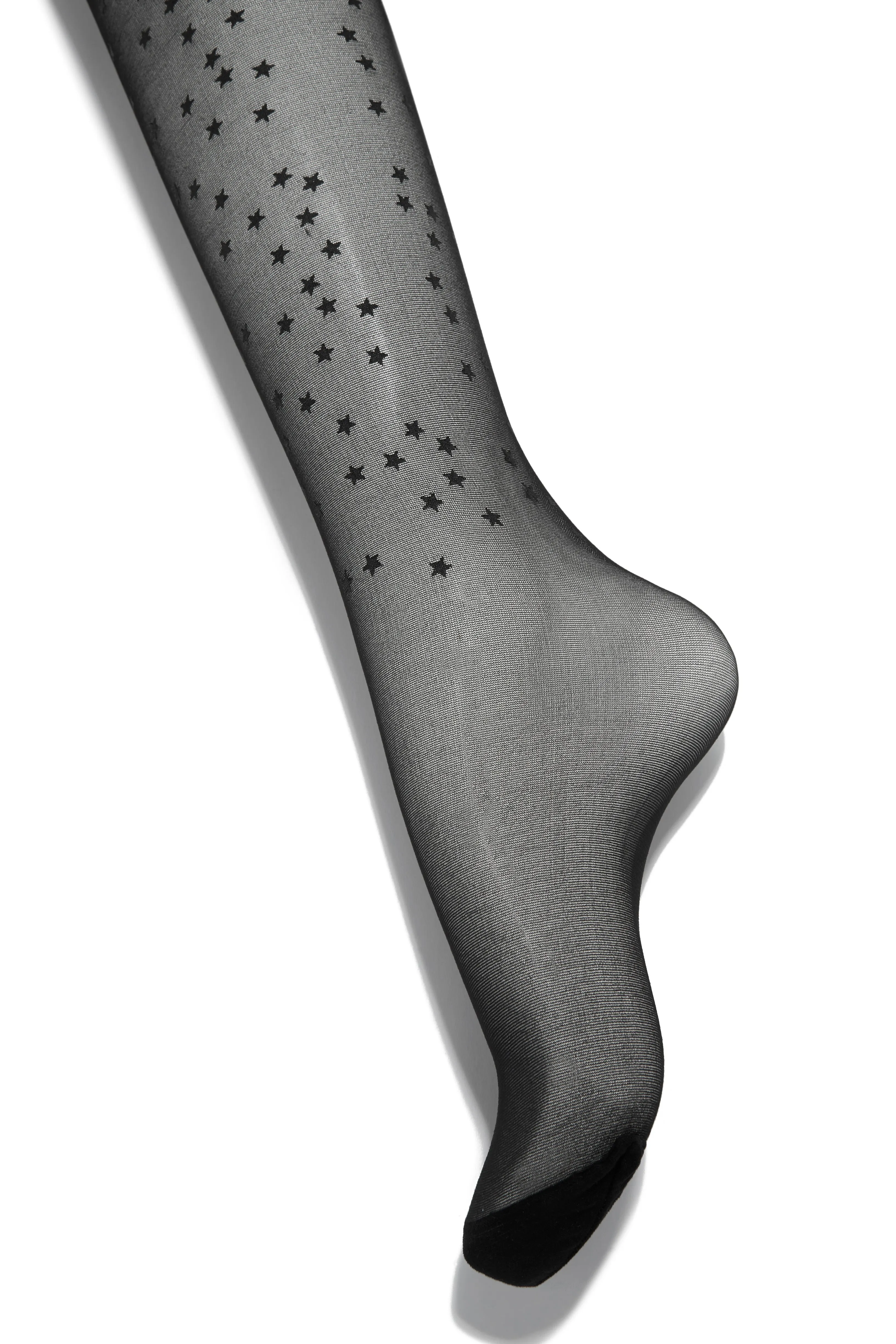 All The Stars Embroidered Mesh Tights - Black sold by Miss Lola
