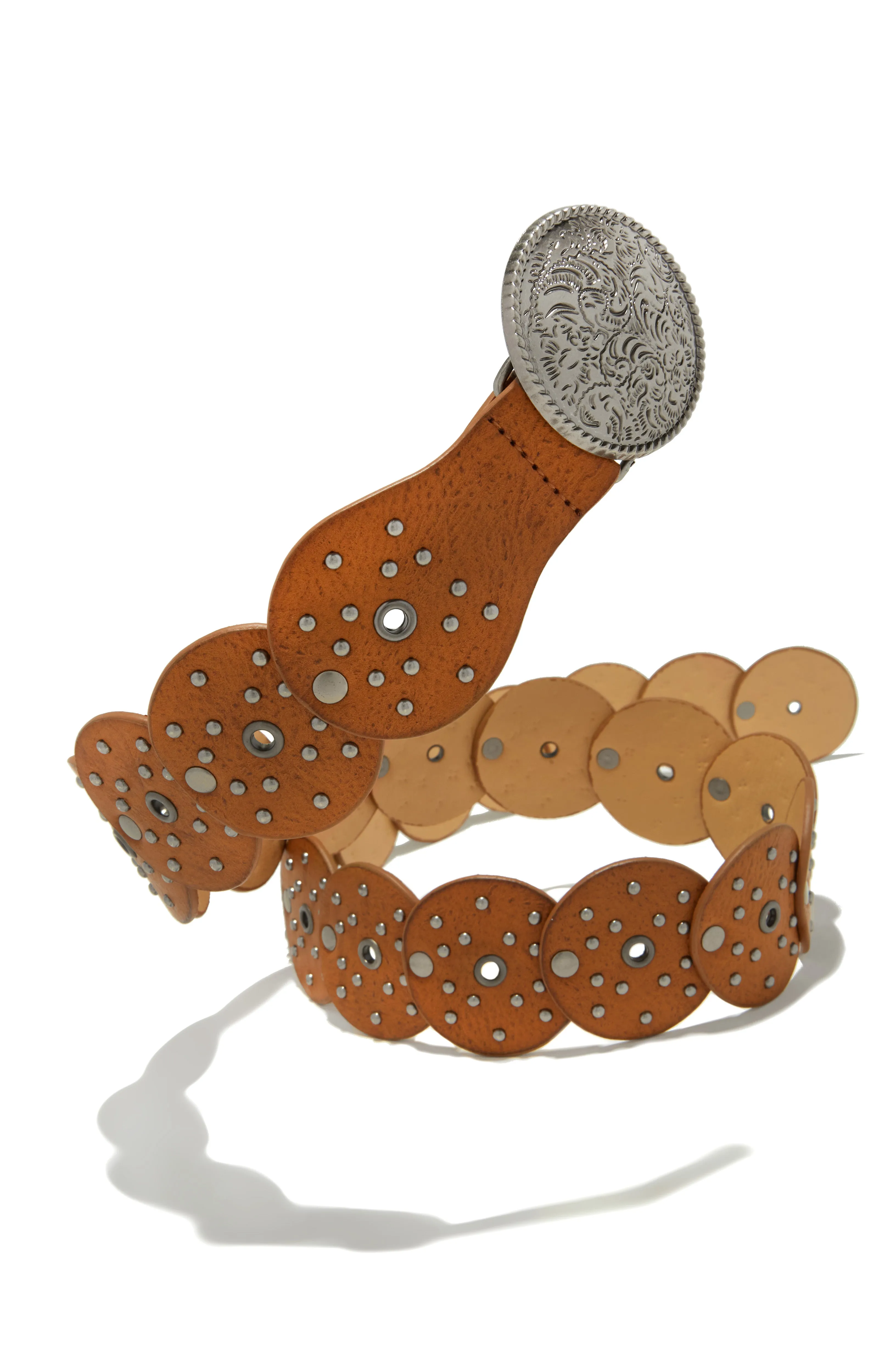 Yvette Western Statement Belt - Brown sold by Miss Lola product image thumbnail 4