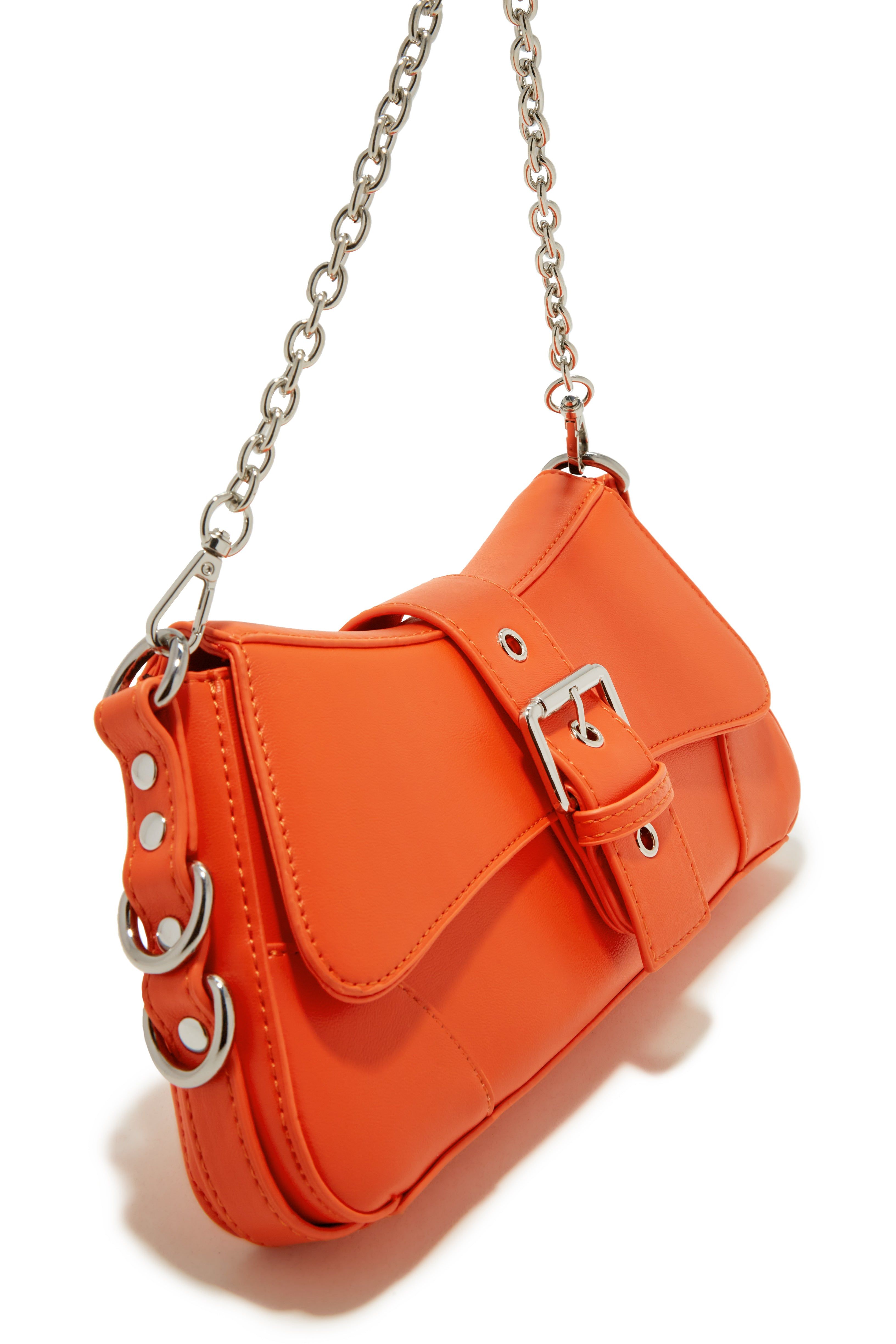 Milania Crossbody Shoulder Bag - Orange sold by Miss Lola product image thumbnail 2
