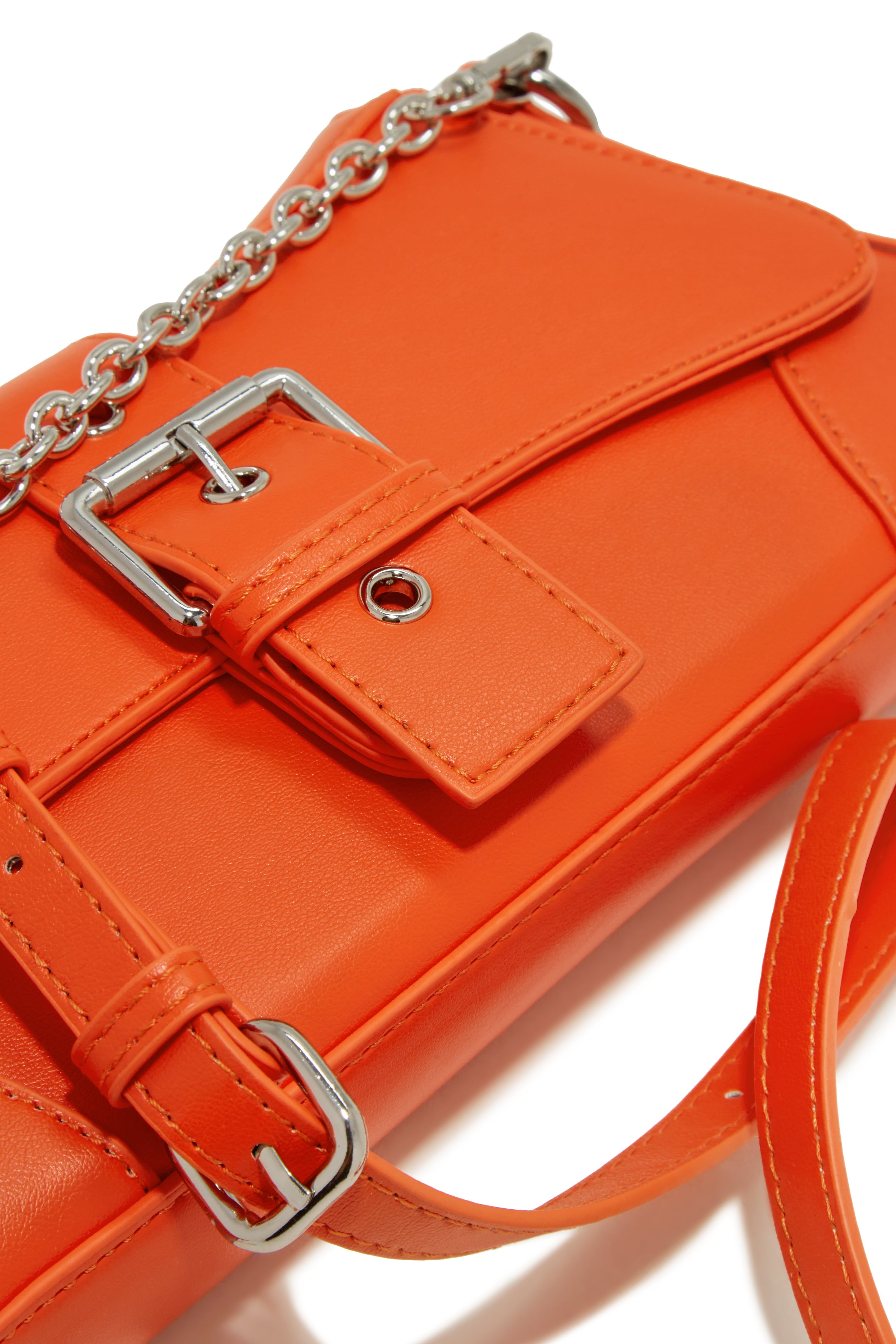 Milania Crossbody Shoulder Bag - Orange sold by Miss Lola product image thumbnail 4