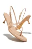 Elodie Slingback Kitten Heels - Nude sold by Miss Lola