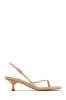 Elodie Slingback Kitten Heels - Nude sold by Miss Lola