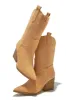 Festival Ready Cowgirl Boots - Camel sold by Miss Lola