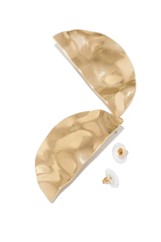 Maryela Statement Earring - Gold sold by Miss Lola