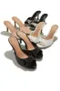 Natani Mid Heel Mules - Black sold by Miss Lola