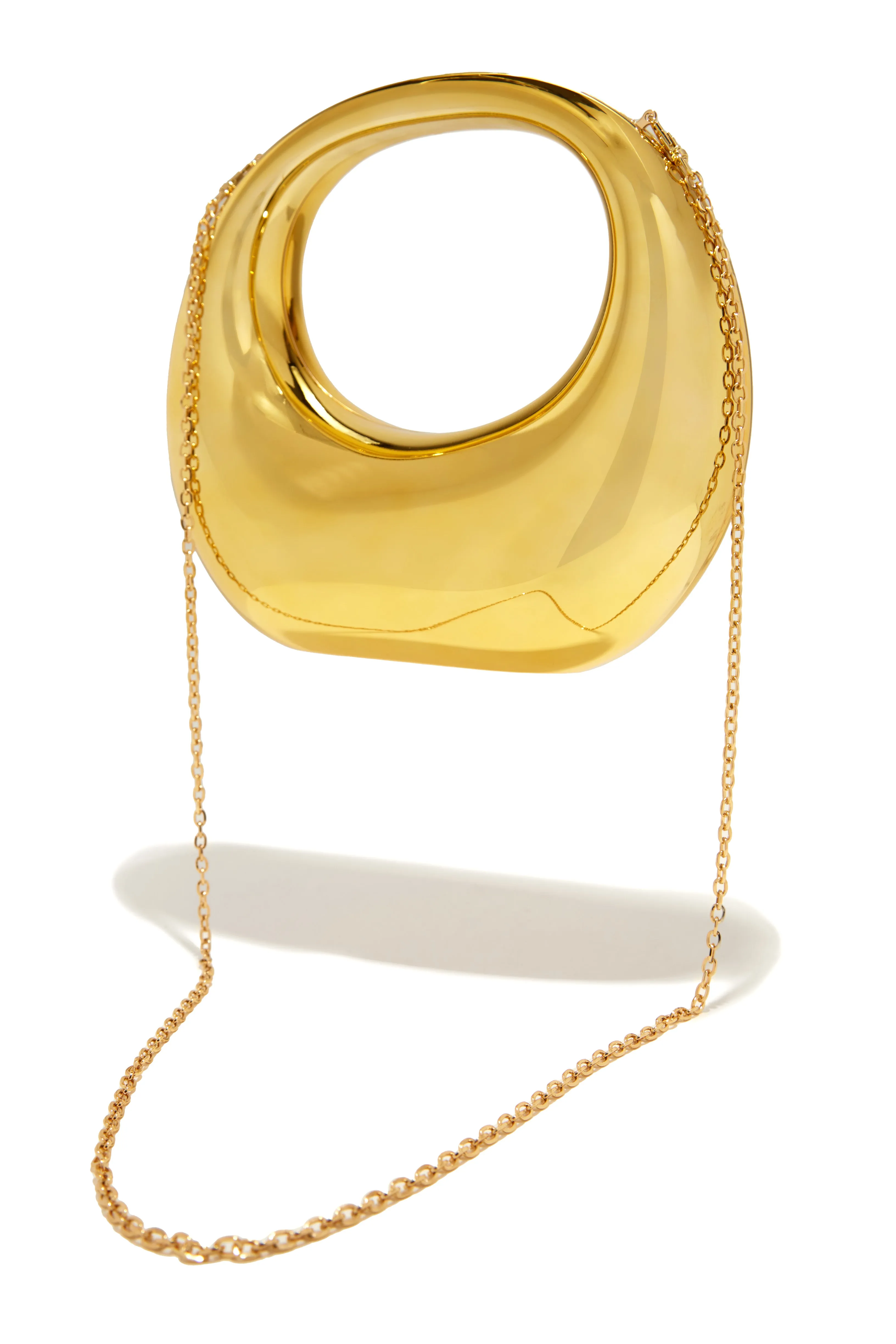 Sasha Acrylic Handbag - Gold sold by Miss Lola product image thumbnail 2