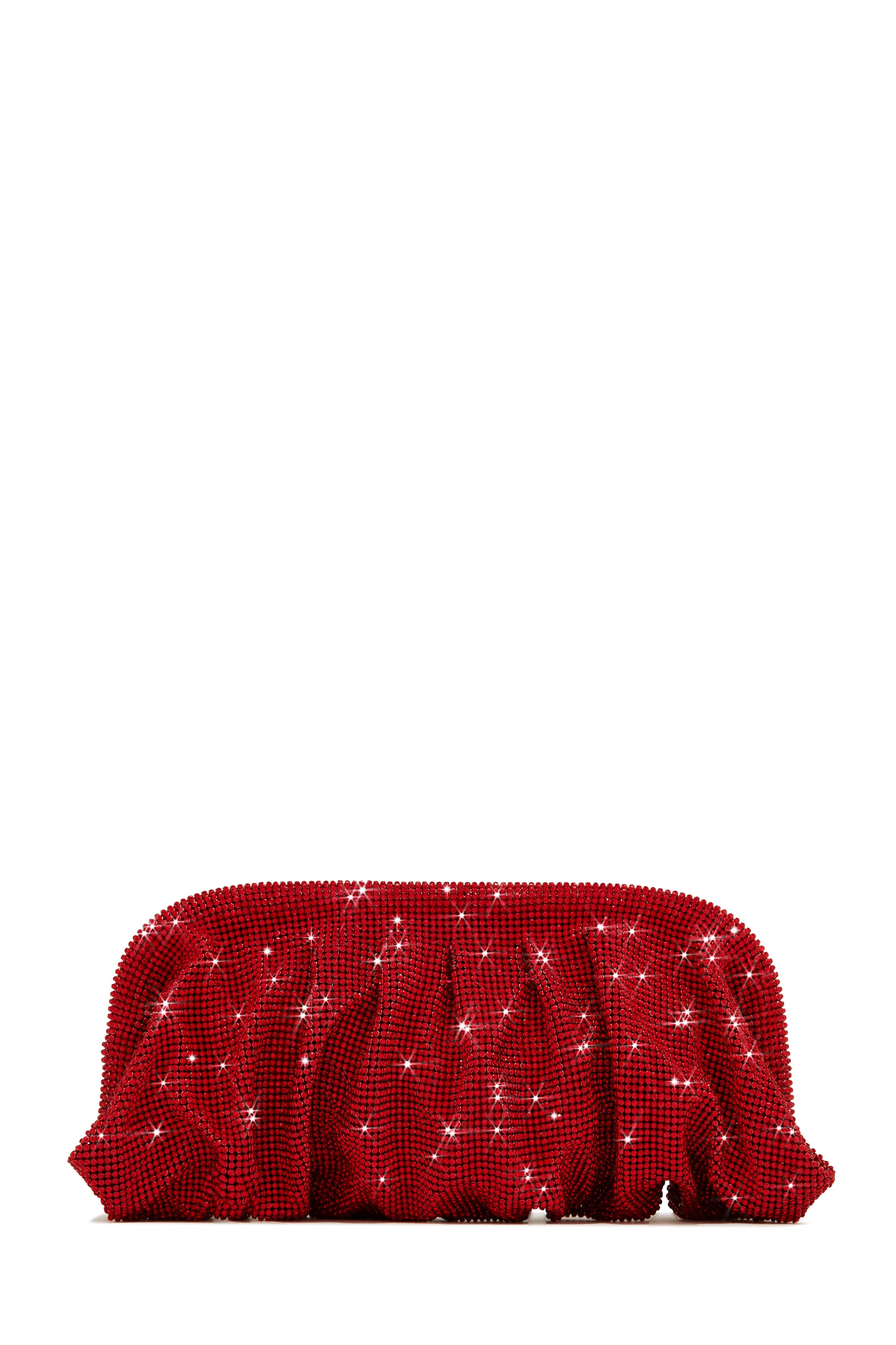 Gala Nights Fully Embellished Evening Bag - Red sold by Miss Lola product image thumbnail 4