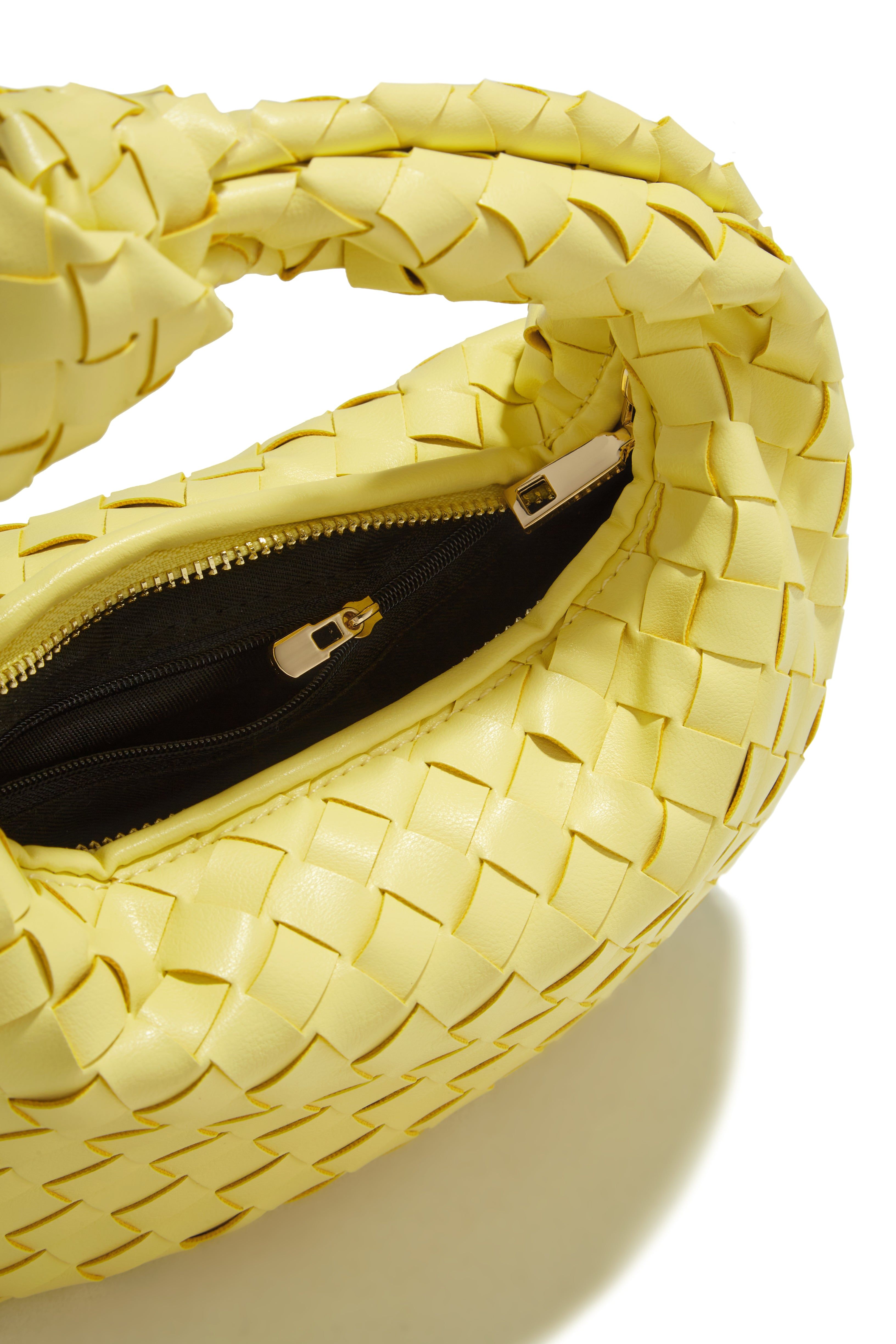 Leahni Knot Top Handle Bag - Yellow sold by Miss Lola product image thumbnail 4