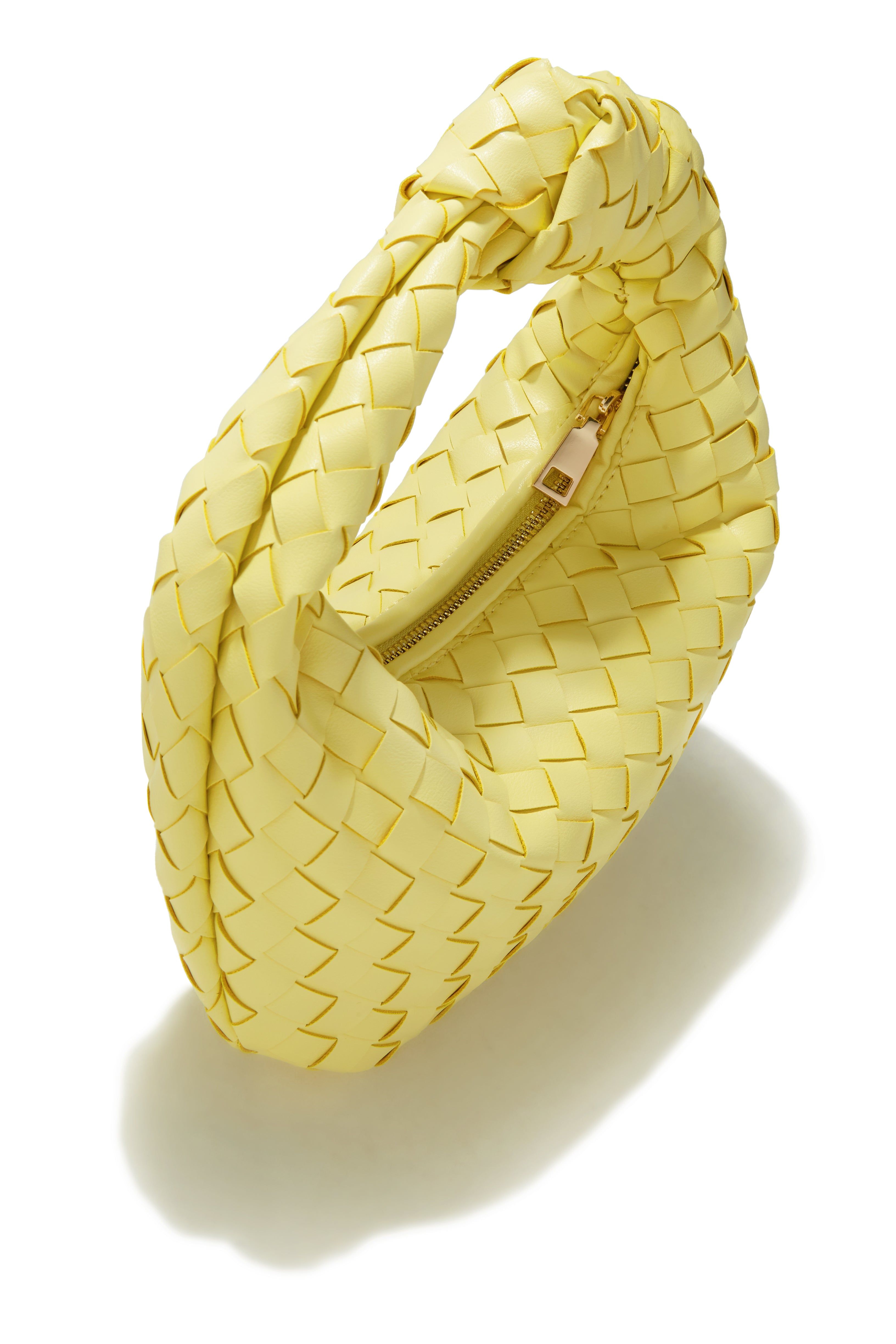 Leahni Knot Top Handle Bag - Yellow sold by Miss Lola product image thumbnail 5