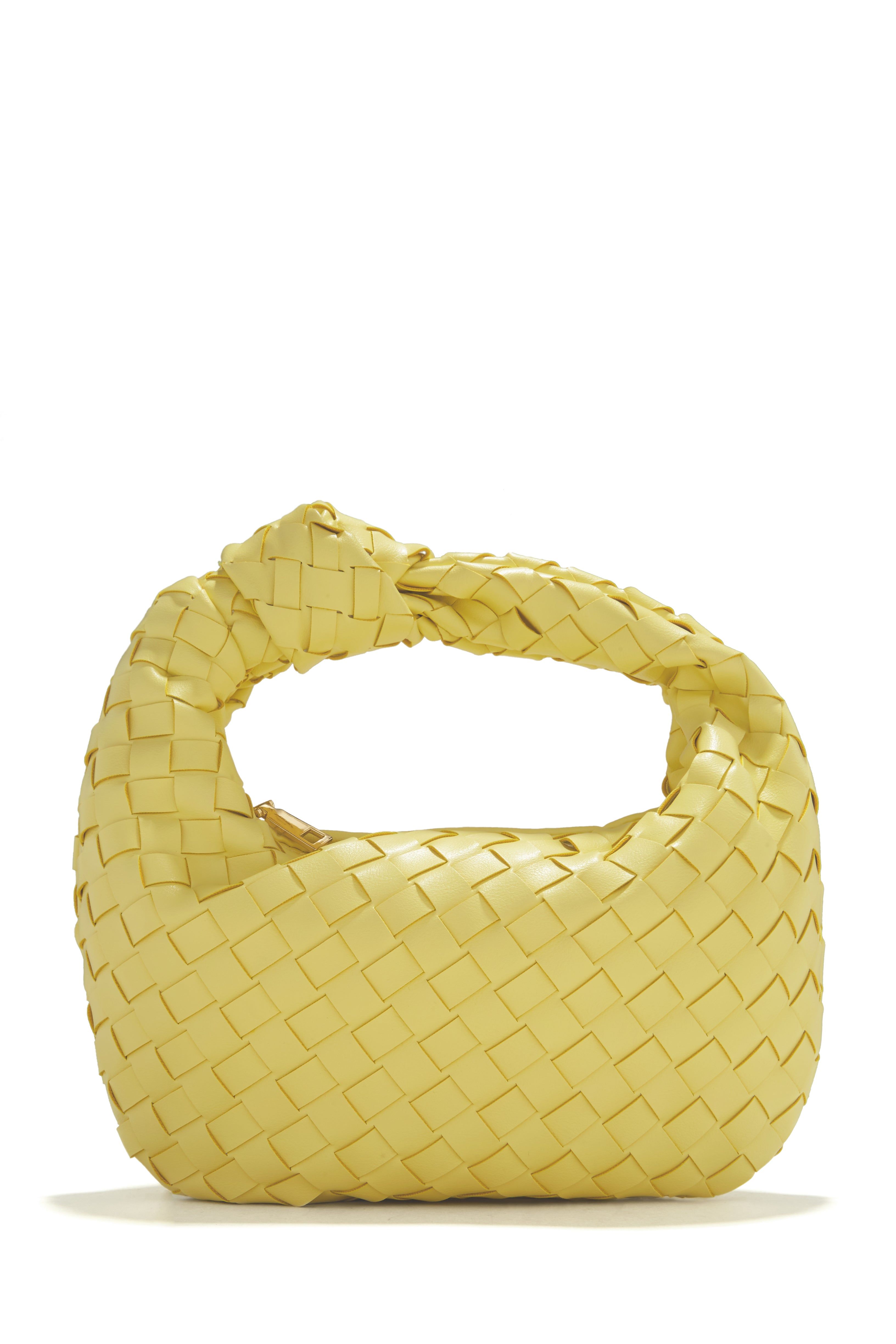 Leahni Knot Top Handle Bag - Yellow sold by Miss Lola product image thumbnail 2