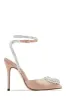 Love Language Embellished Heart Heel Pumps - Nude sold by Miss Lola