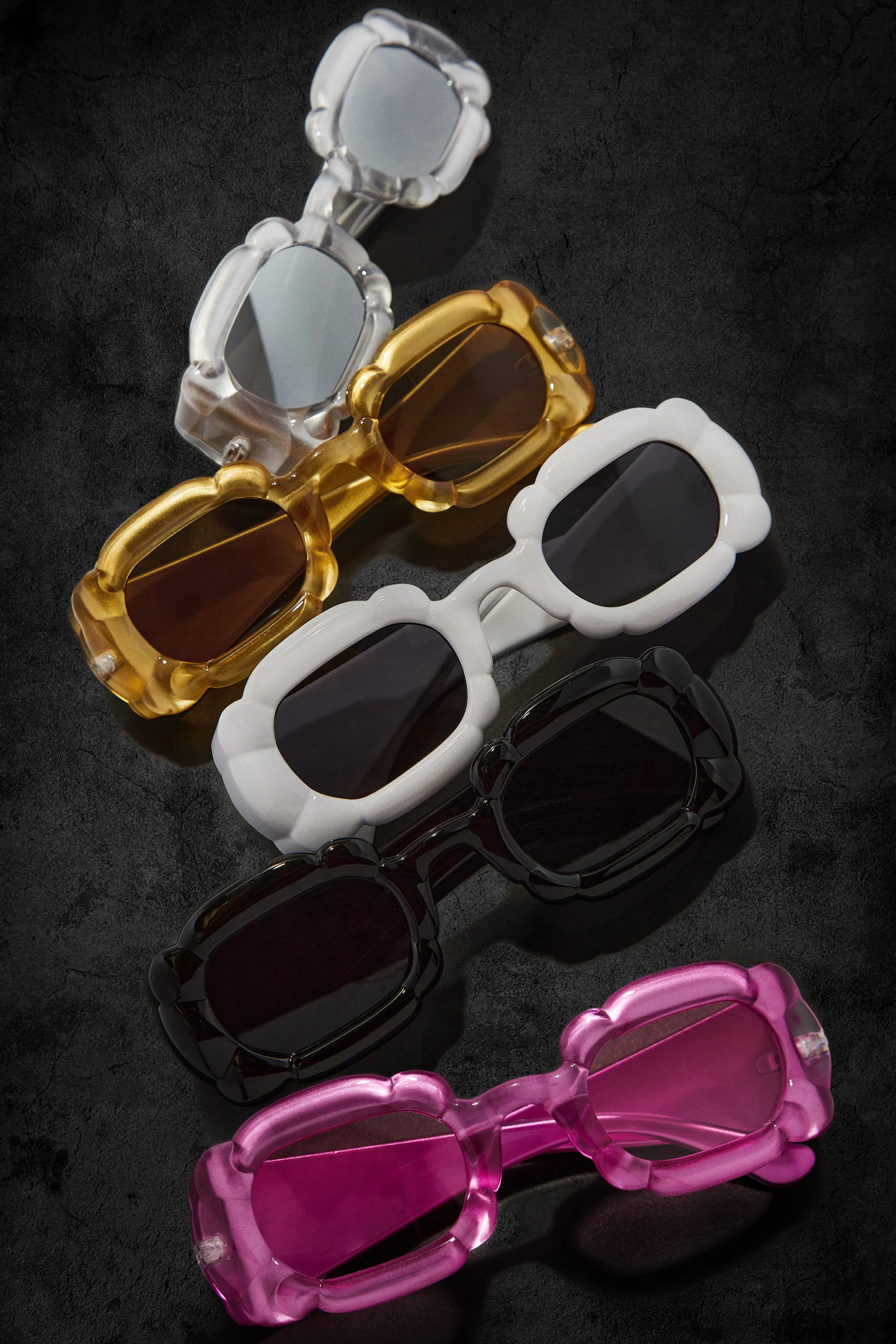 Pure Honey Unique Standout Frame Sunglasses - Gold sold by Miss Lola product image thumbnail 4