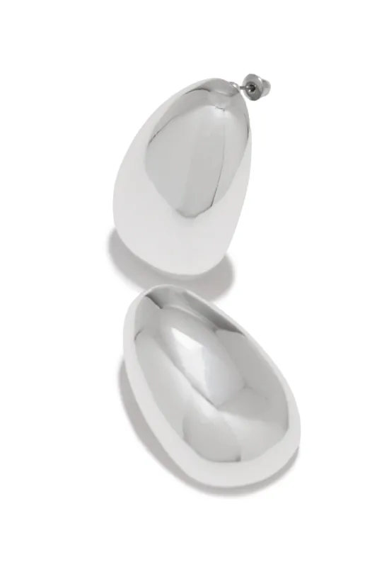 Evelyn Statement Earring - Silver sold by Miss Lola