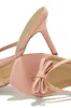 Sofie Coquette Mule Heels - Pink sold by Miss Lola