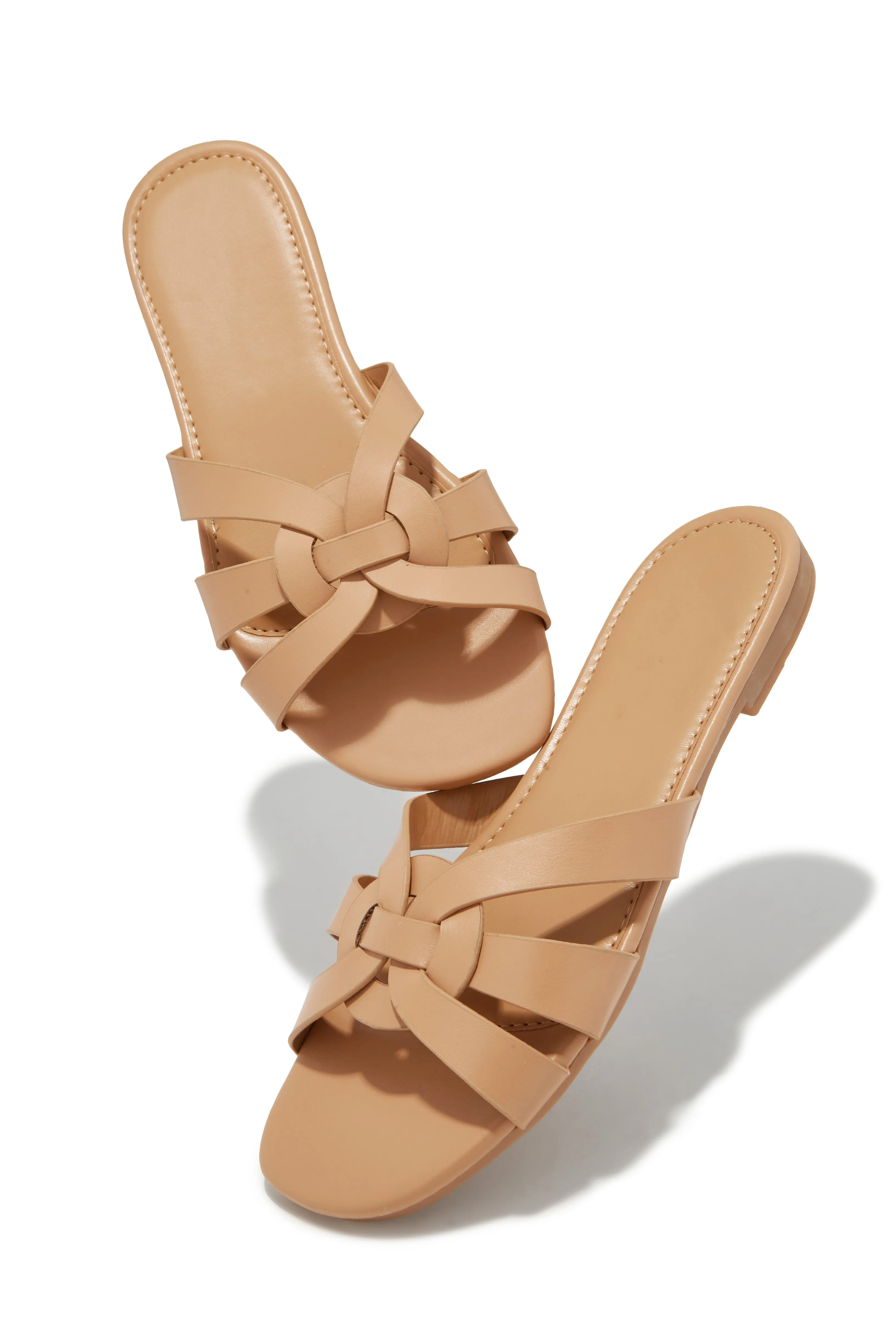 Weekend Vibes Slip On Sandals - Nude sold by Miss Lola product image thumbnail 2