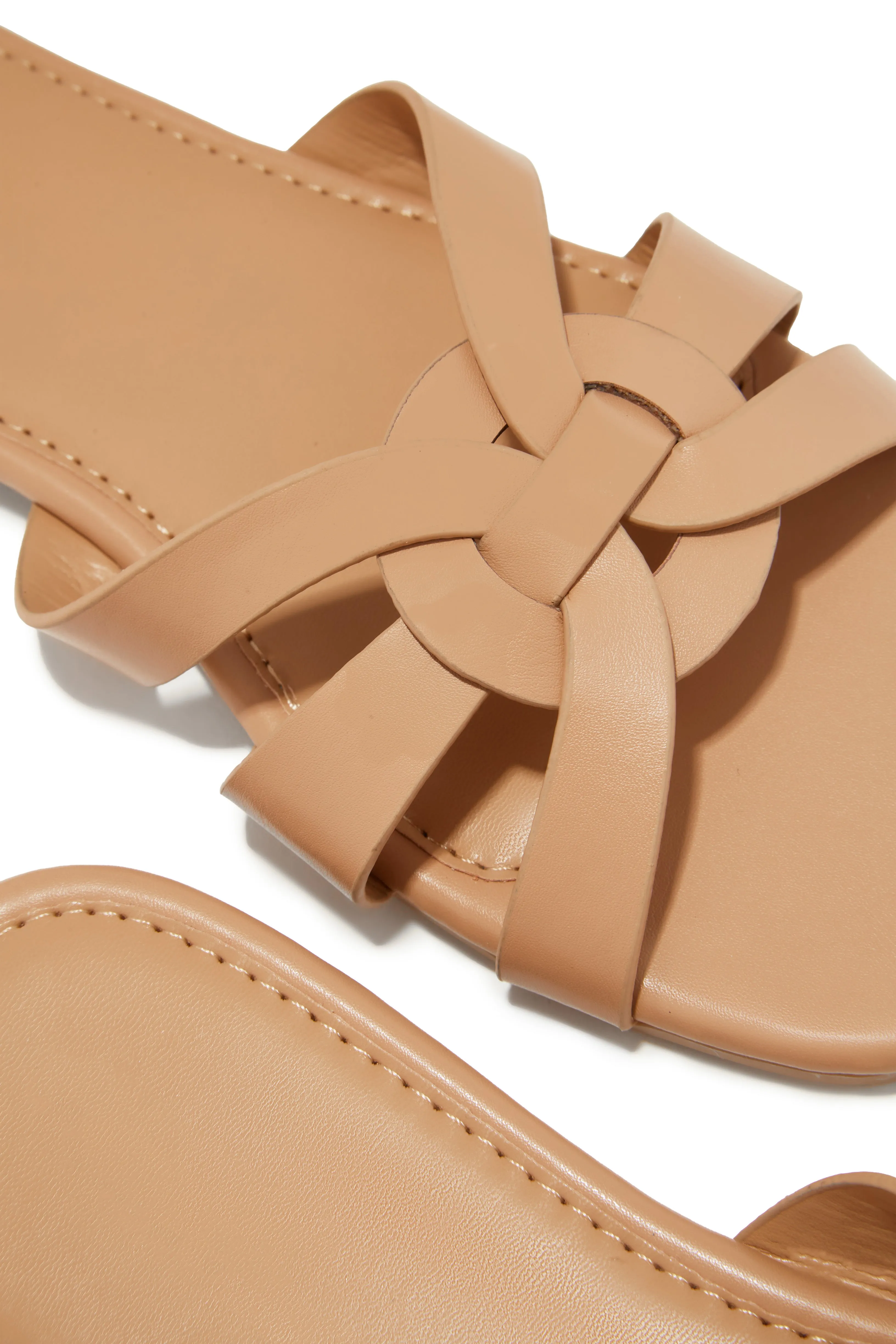 Weekend Vibes Slip On Sandals - Nude sold by Miss Lola product image thumbnail 3