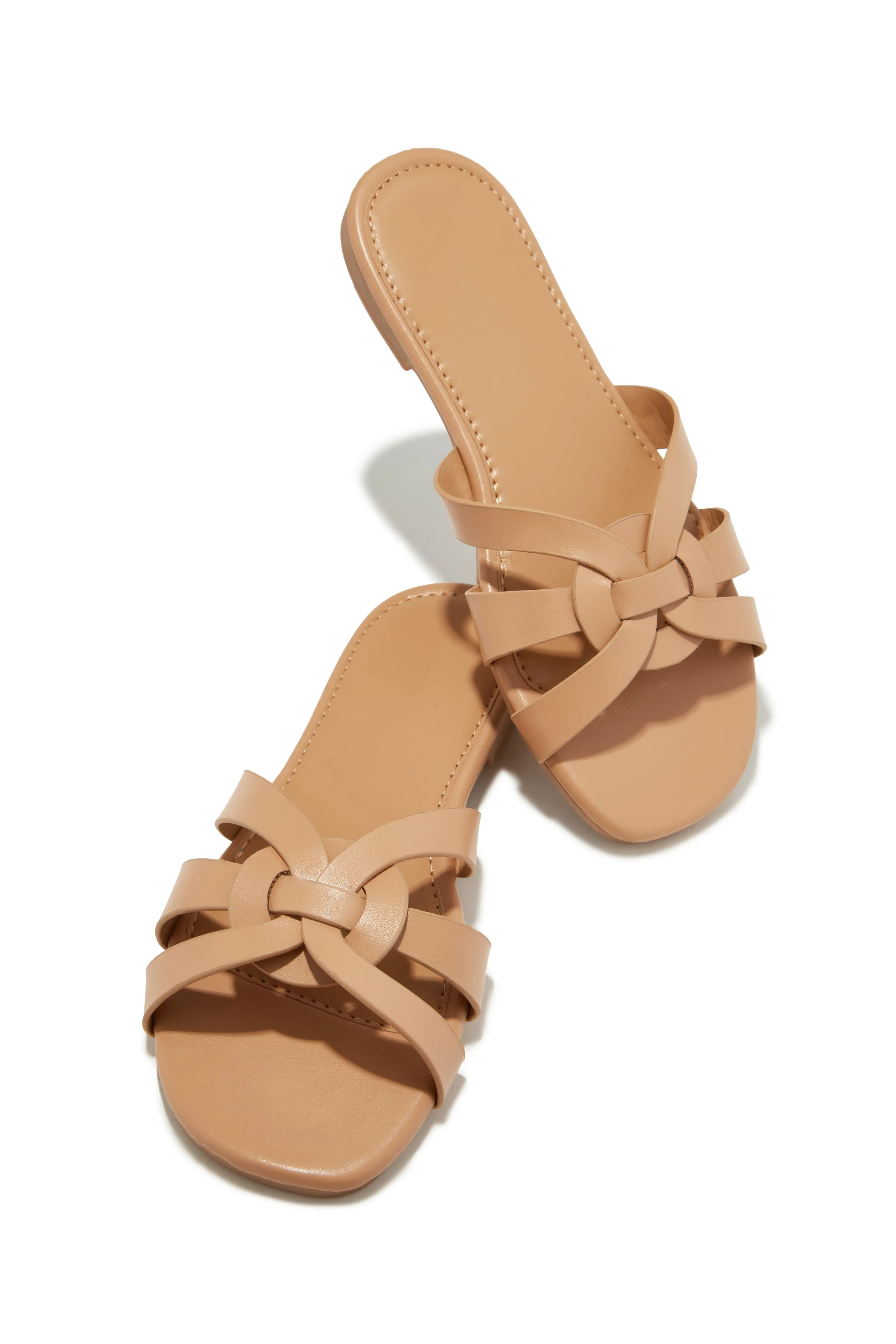 Weekend Vibes Slip On Sandals - Nude sold by Miss Lola product image thumbnail 4
