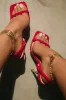 Perfect Affair Single Sole High Heels - Red sold by Miss Lola