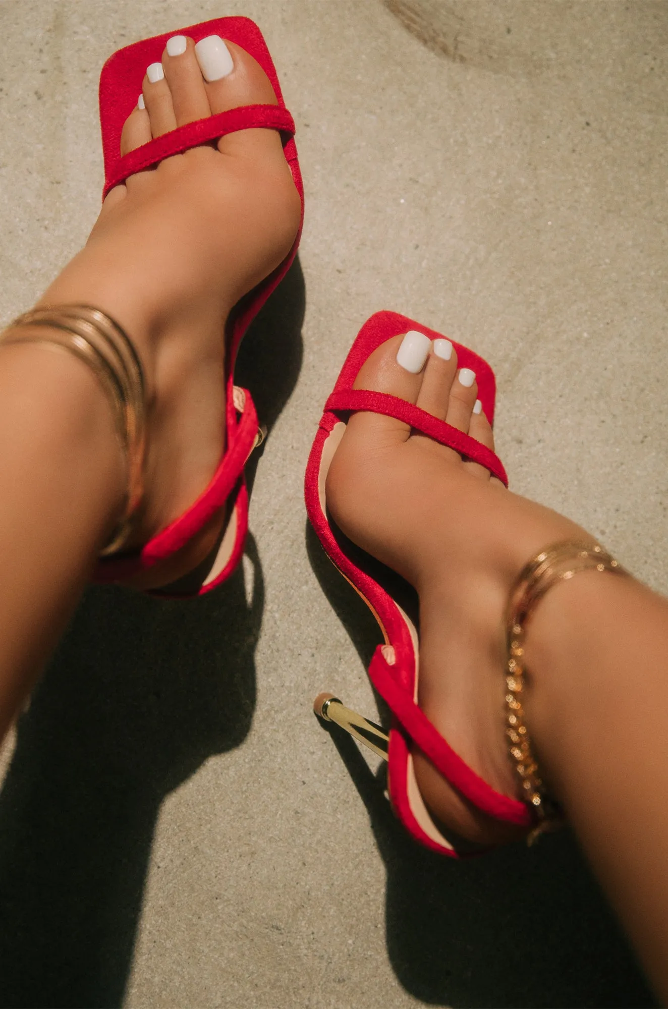 Perfect Affair Single Sole High Heels - Red sold by Miss Lola product image thumbnail 5