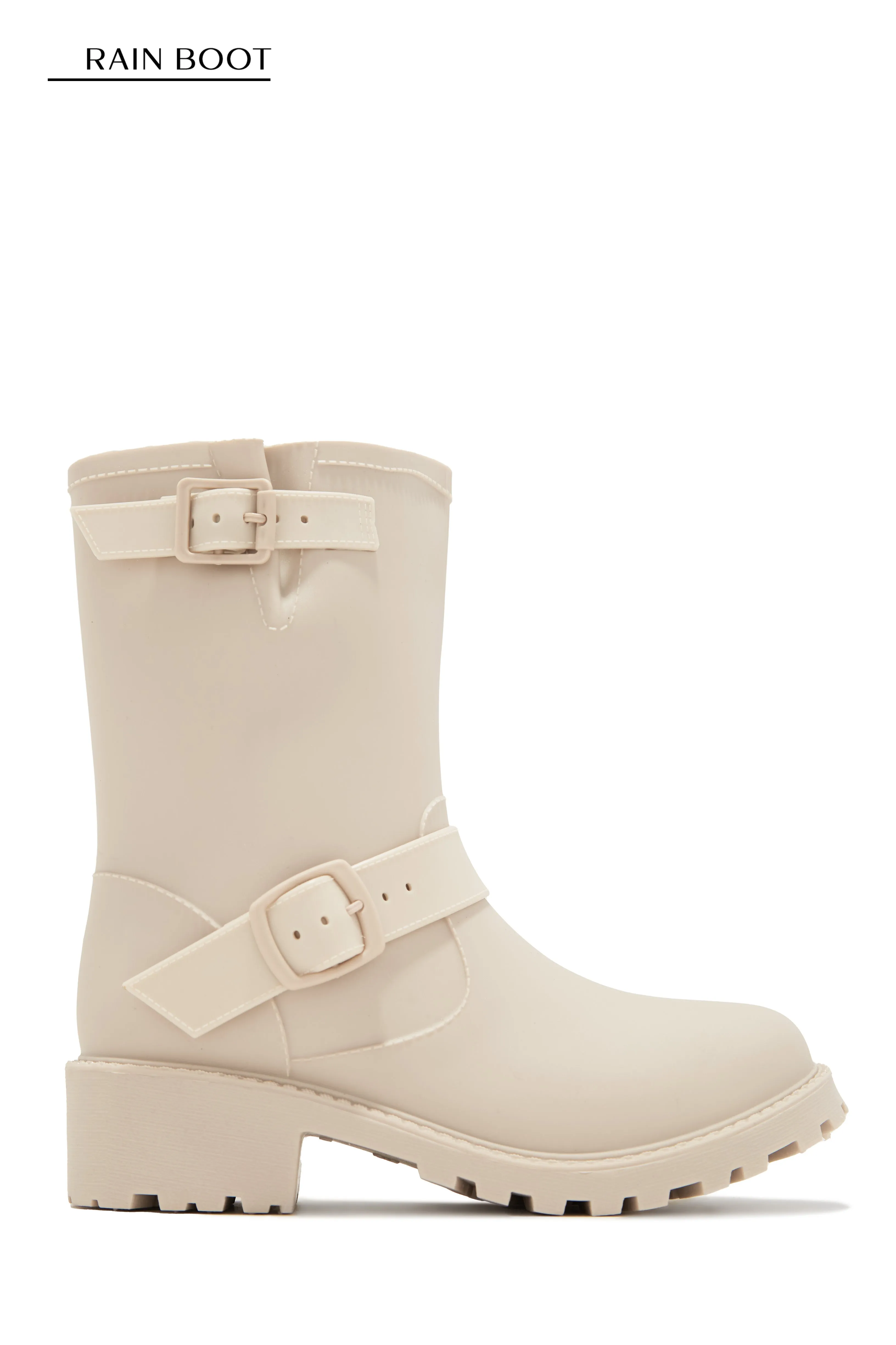 Stormy Water Resistant Rain Boots - Nude sold by Miss Lola product image thumbnail 3