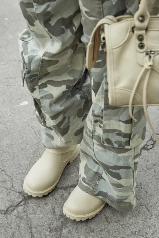Stormy Water Resistant Rain Boots - Nude sold by Miss Lola