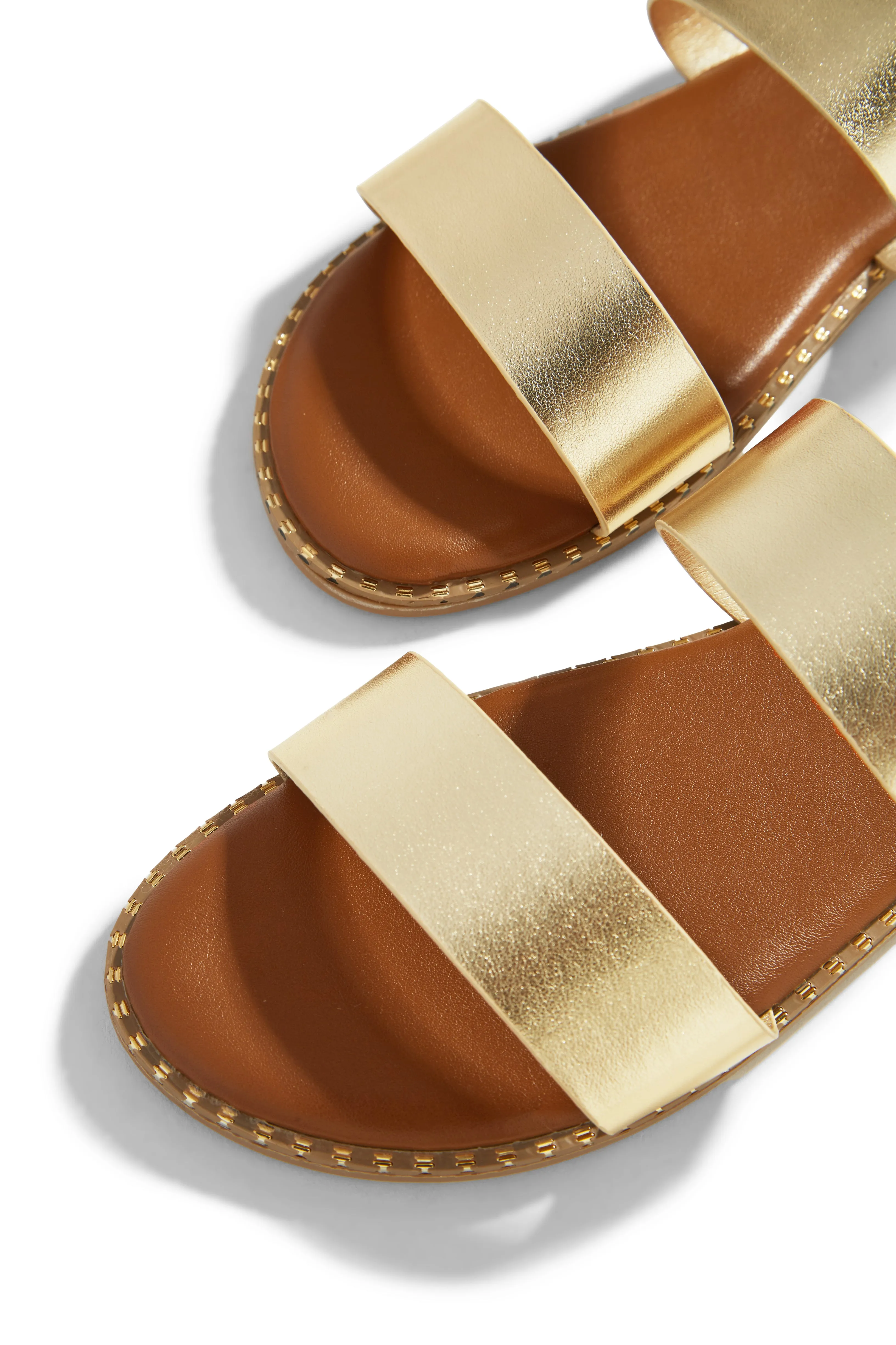 Milani Slip On Sandals - Gold sold by Miss Lola product image thumbnail 4