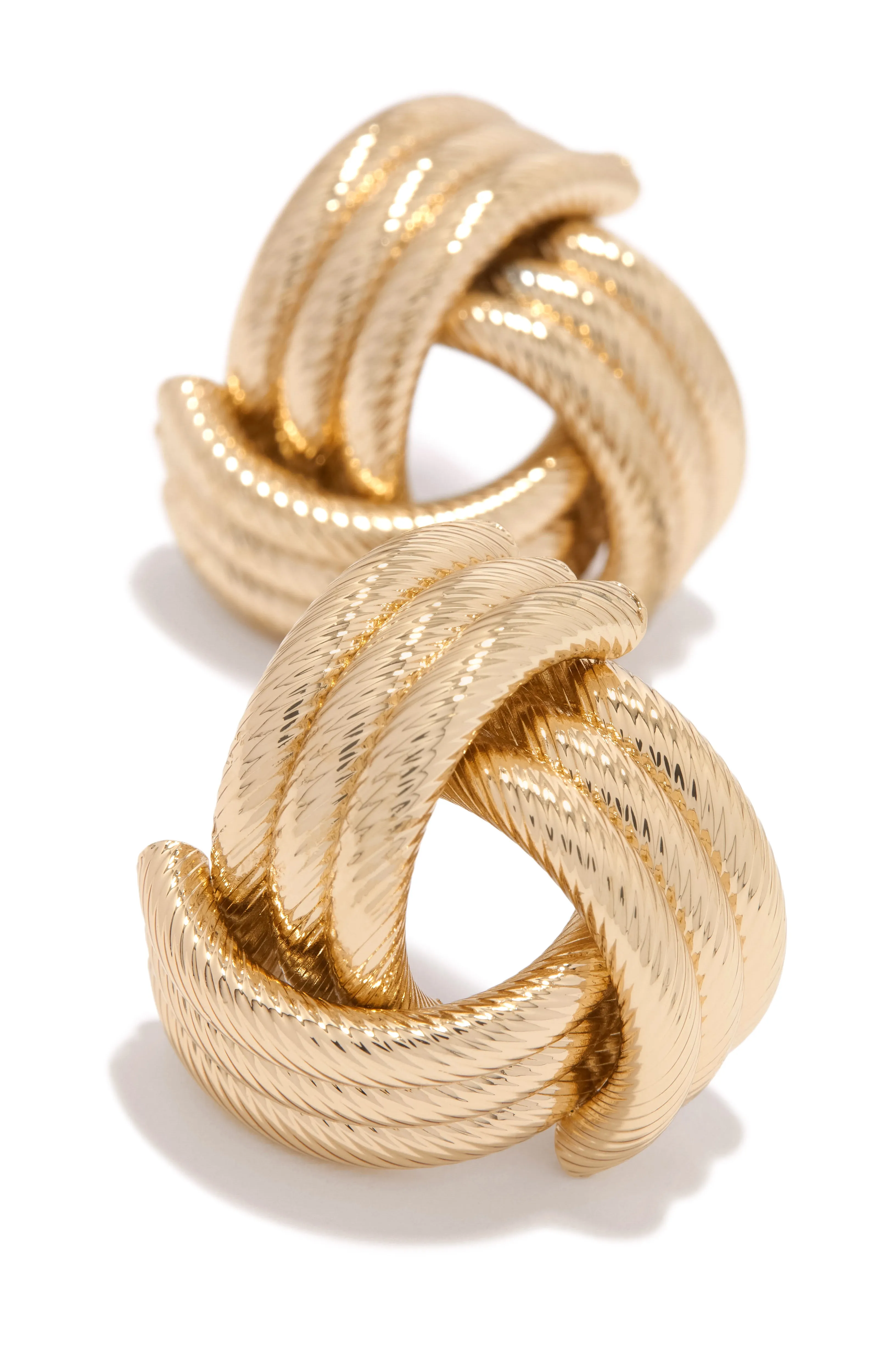 Lesya Chunky Statement Earring - Gold sold by Miss Lola product image thumbnail 2