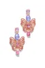 Luxe Fantasy Butterfly Embellished Earring - Pink sold by Miss Lola
