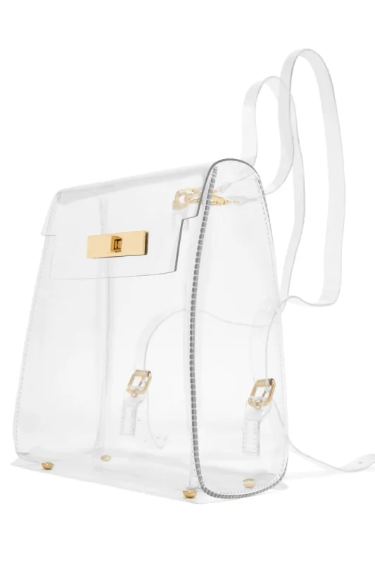 Marcie Clear Backpack - Clear sold by Miss Lola