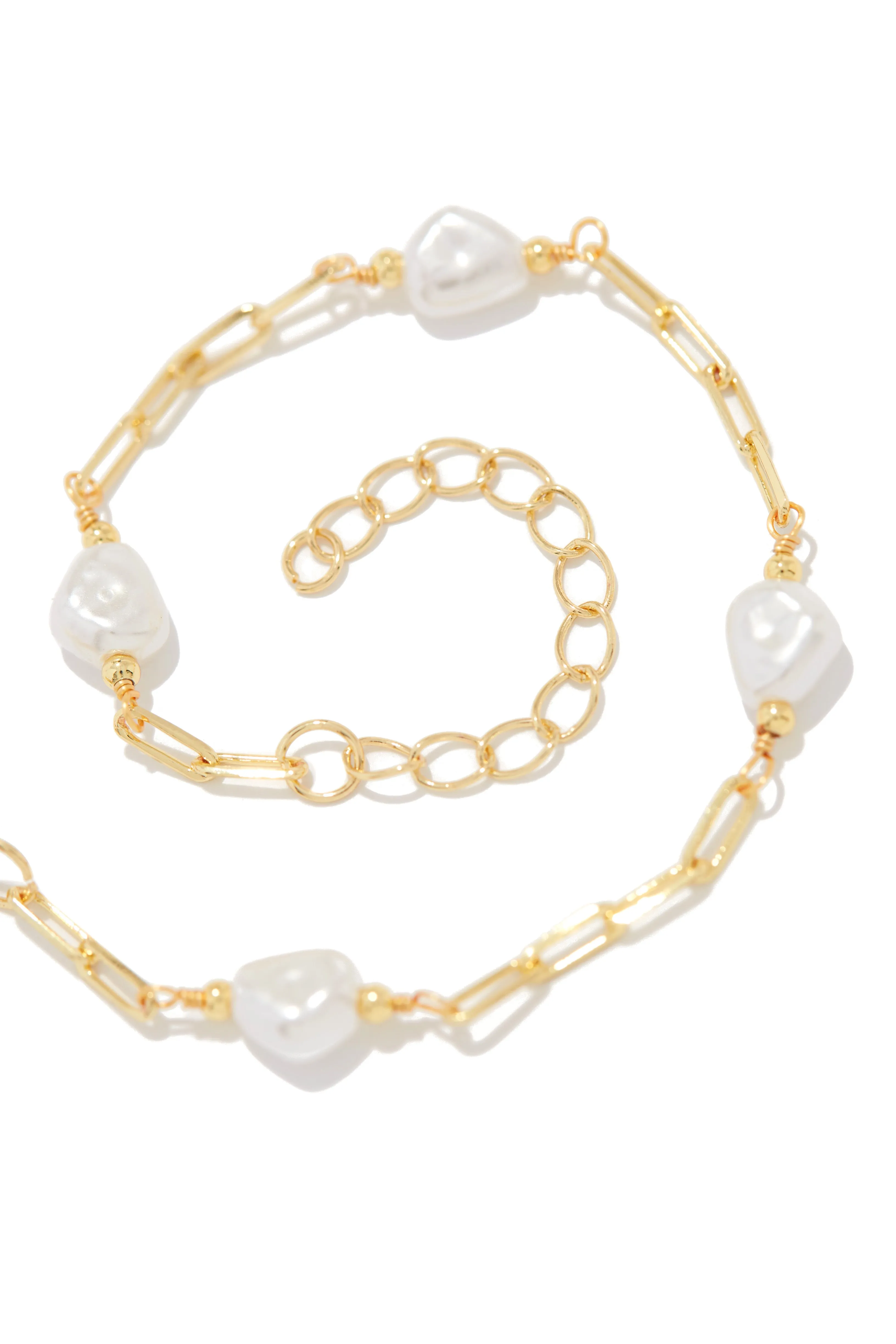 Marcia Faux Pearl Bracelet - Gold sold by Miss Lola product image thumbnail 2