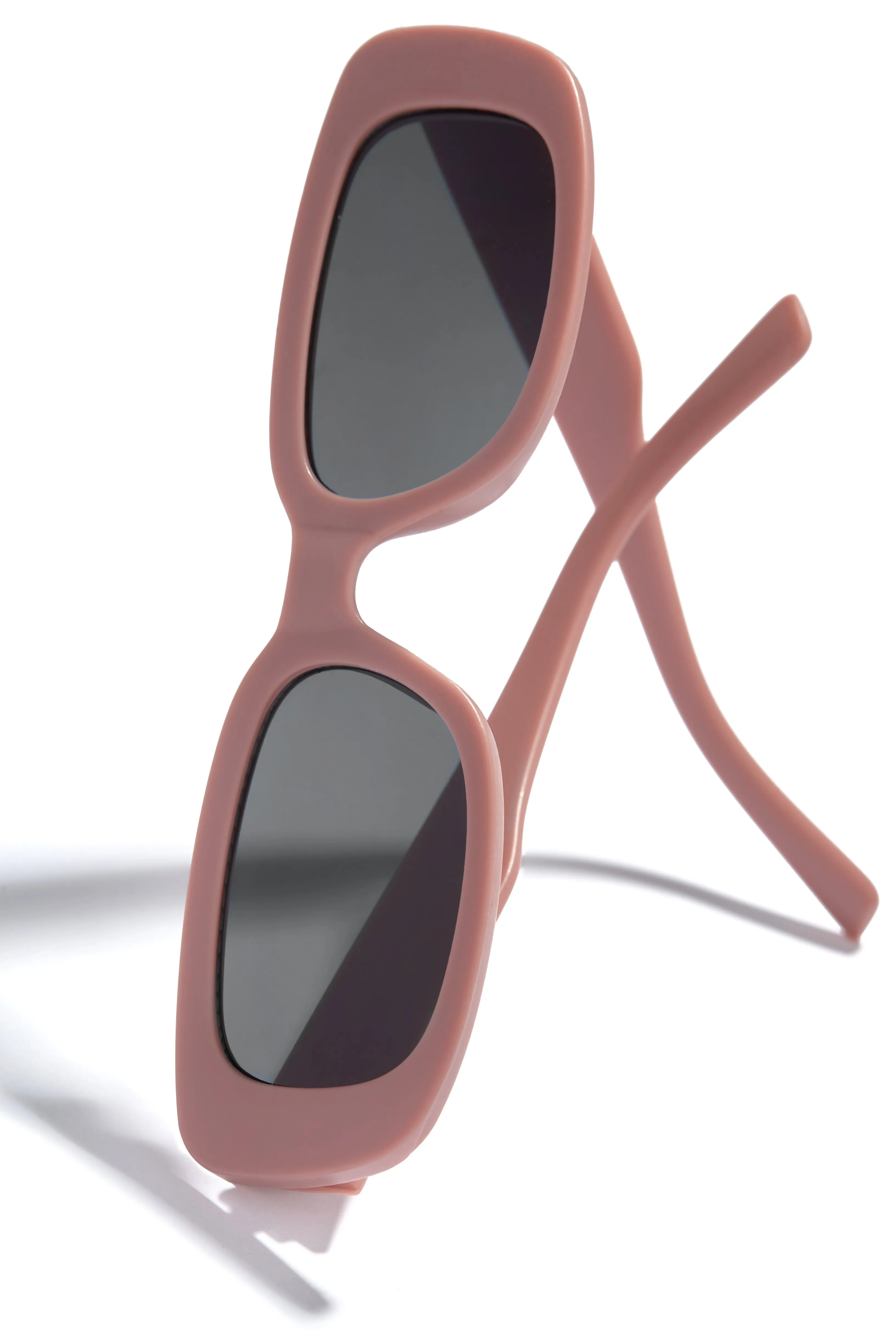 Devani Rectangle Sunglasses - Pink sold by Miss Lola product image thumbnail 5
