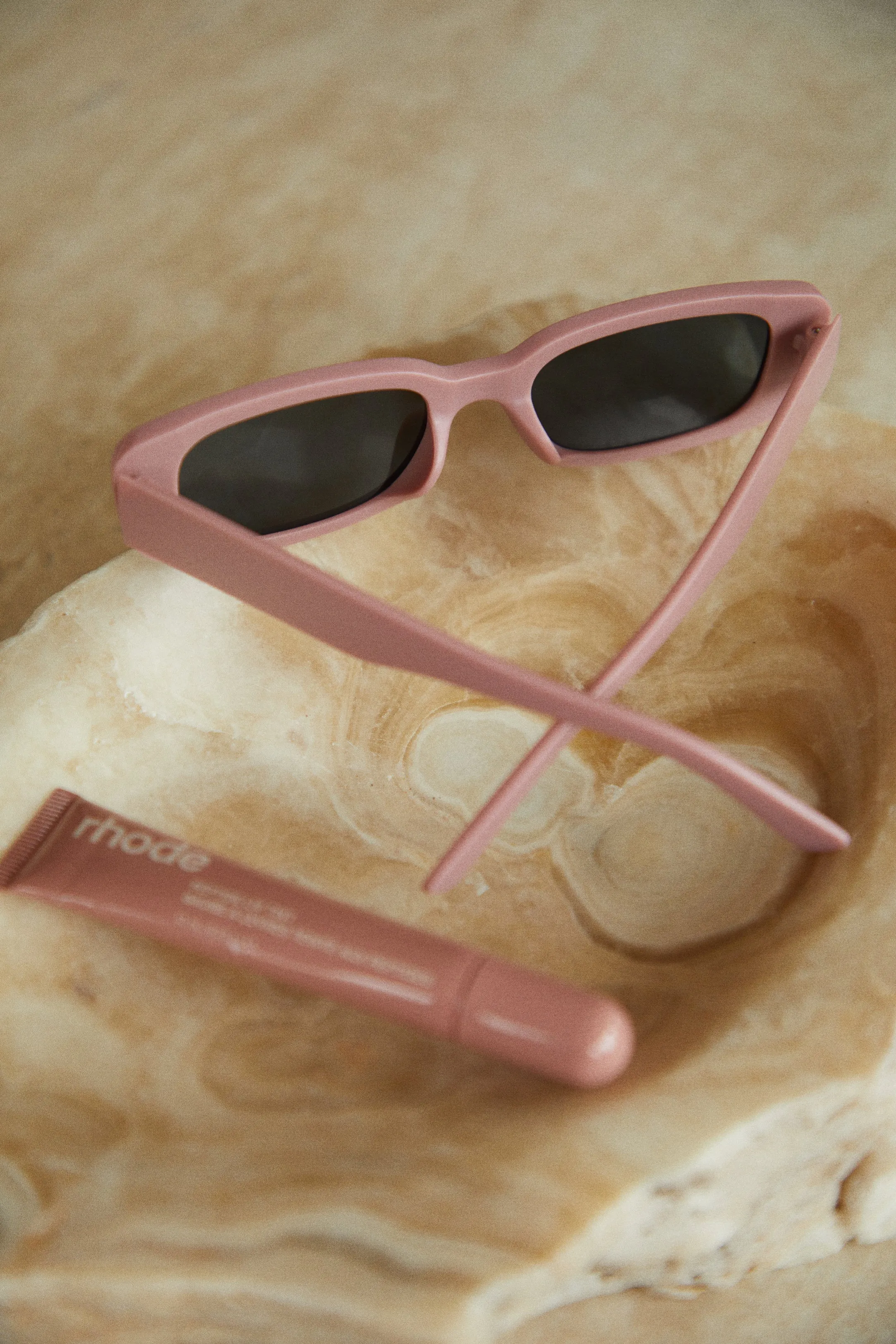 Devani Rectangle Sunglasses - Pink sold by Miss Lola product image thumbnail 2