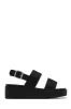 Samina Platform Sandals - Black sold by Miss Lola