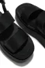 Samina Platform Sandals - Black sold by Miss Lola