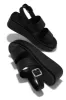 Samina Platform Sandals - Black sold by Miss Lola