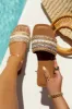 Beach Day Slip On Sandals - Rose Gold sold by Miss Lola