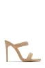 Stassie Single Sole High Heel Mules - Nude sold by Miss Lola