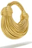 Azelie Double Knot Spaghetti Handbag - Gold sold by Miss Lola