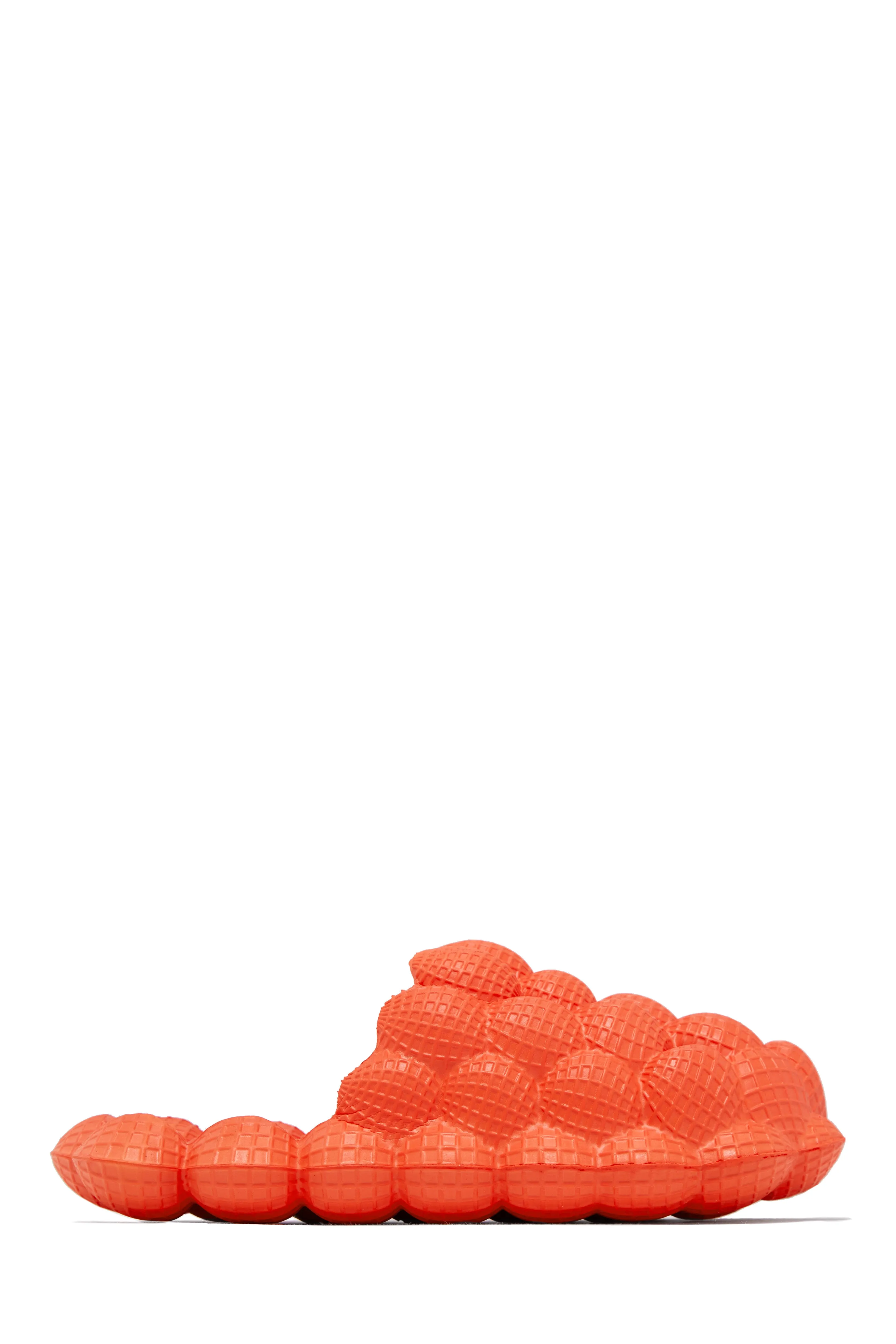 Jordi Closed Toe Bubble Sandals - Orange sold by Miss Lola