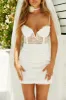 Ria Lace Mini Dress - White sold by Miss Lola
