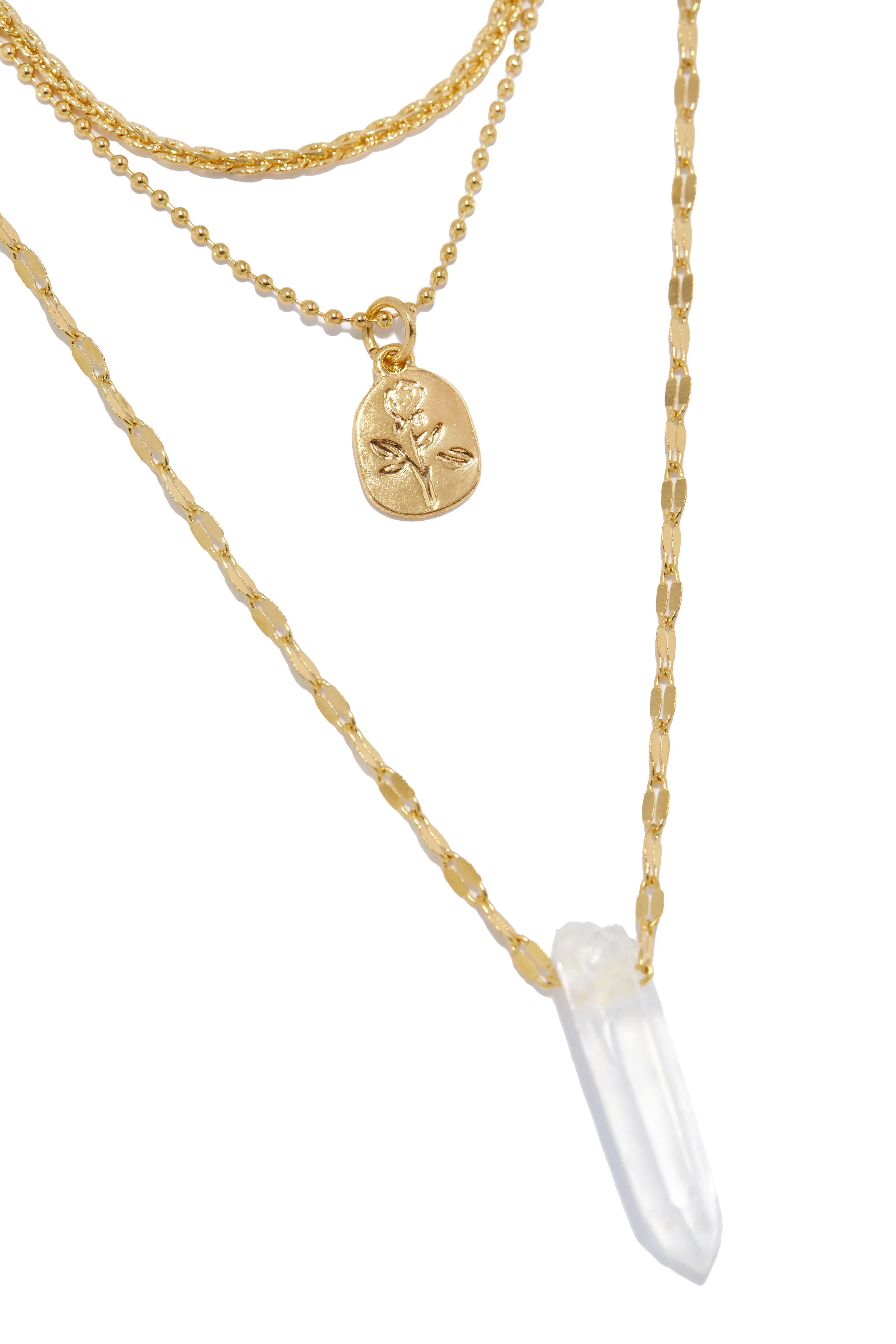 Deymara Necklace and Earring Set - Gold sold by Miss Lola product image thumbnail 3