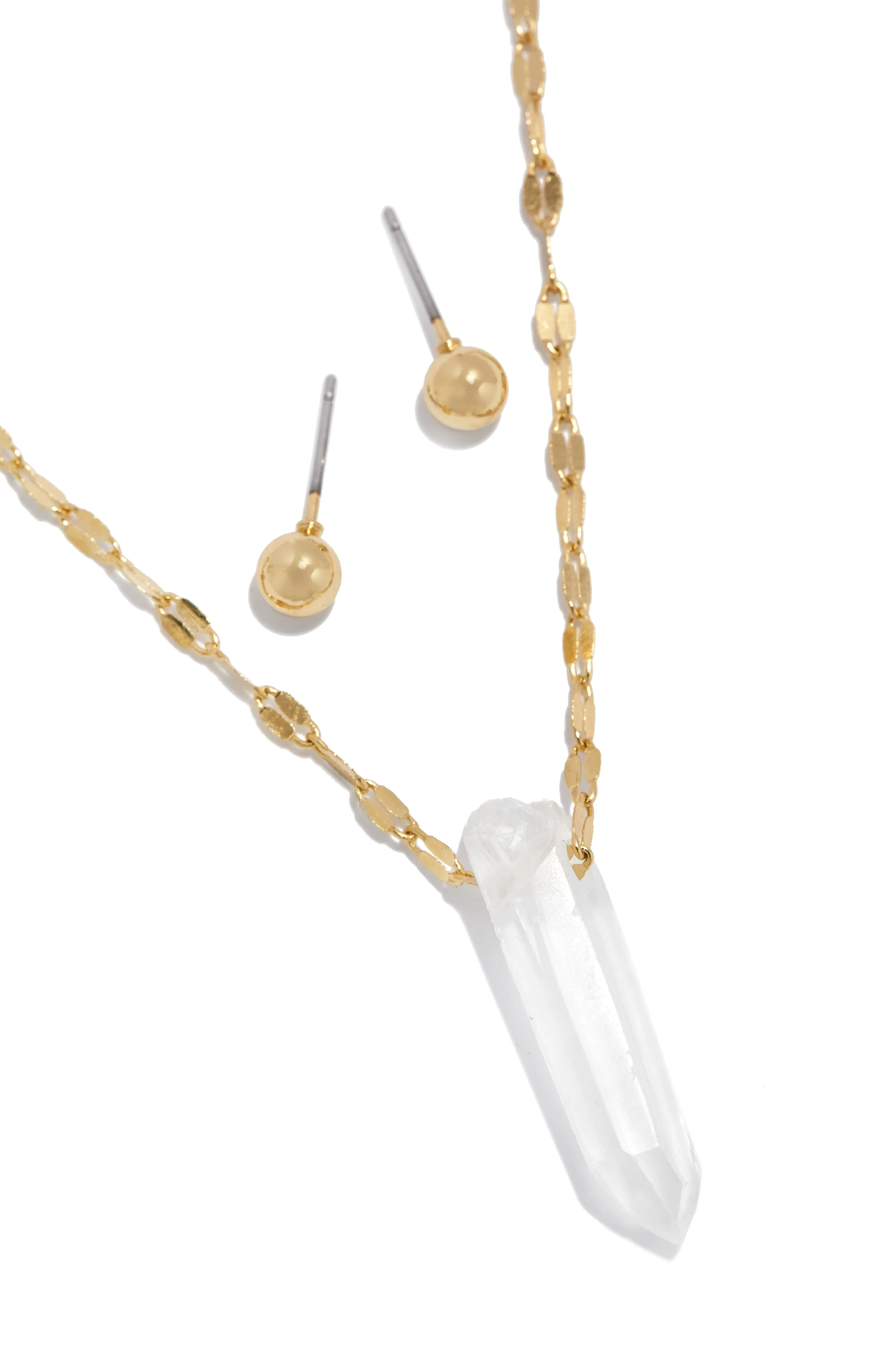 Deymara Necklace and Earring Set - Gold sold by Miss Lola product image thumbnail 5