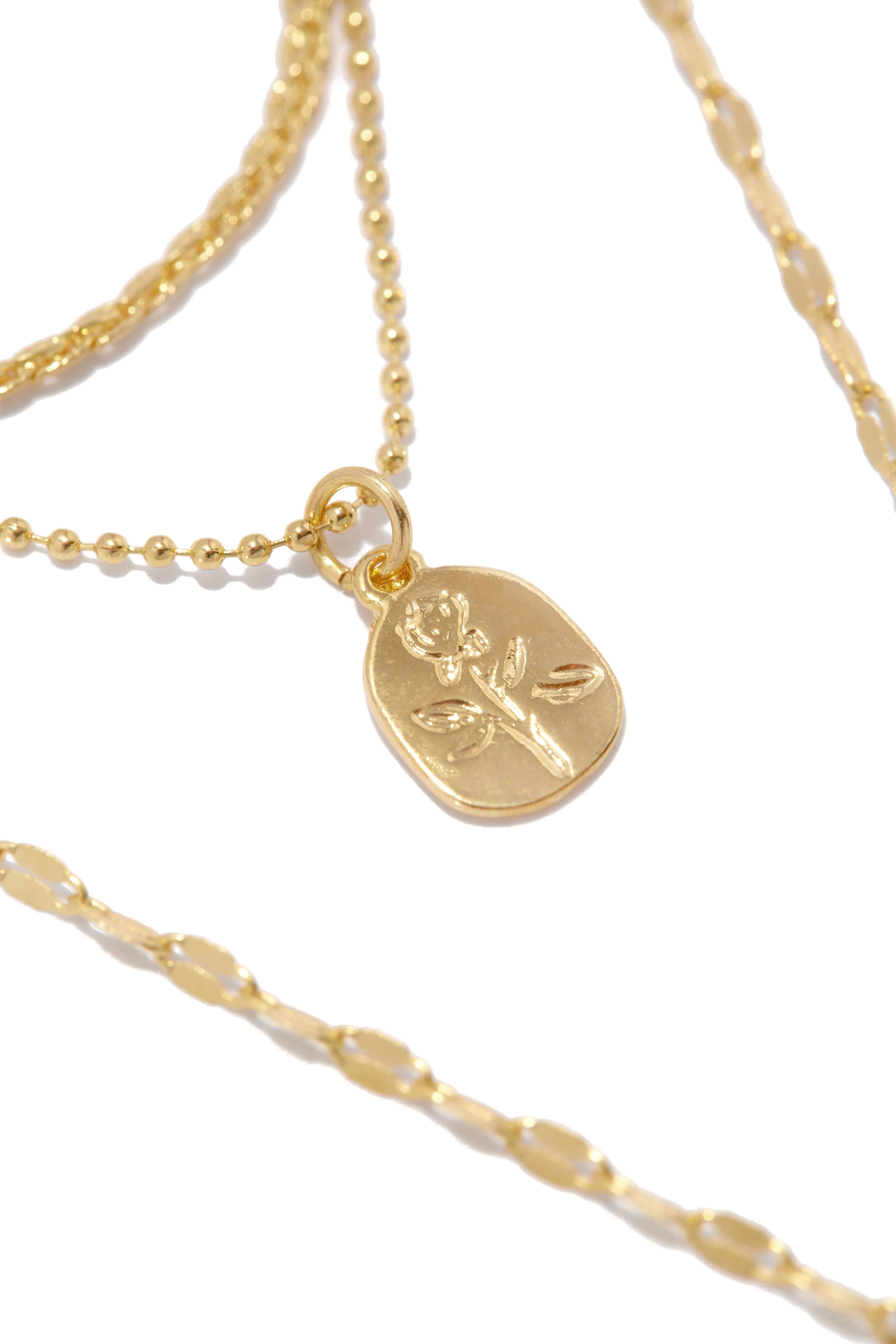 Deymara Necklace and Earring Set - Gold sold by Miss Lola product image thumbnail 4