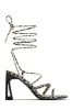 Dreamy Romance Single Sole Lace Up Heels - Print sold by Miss Lola