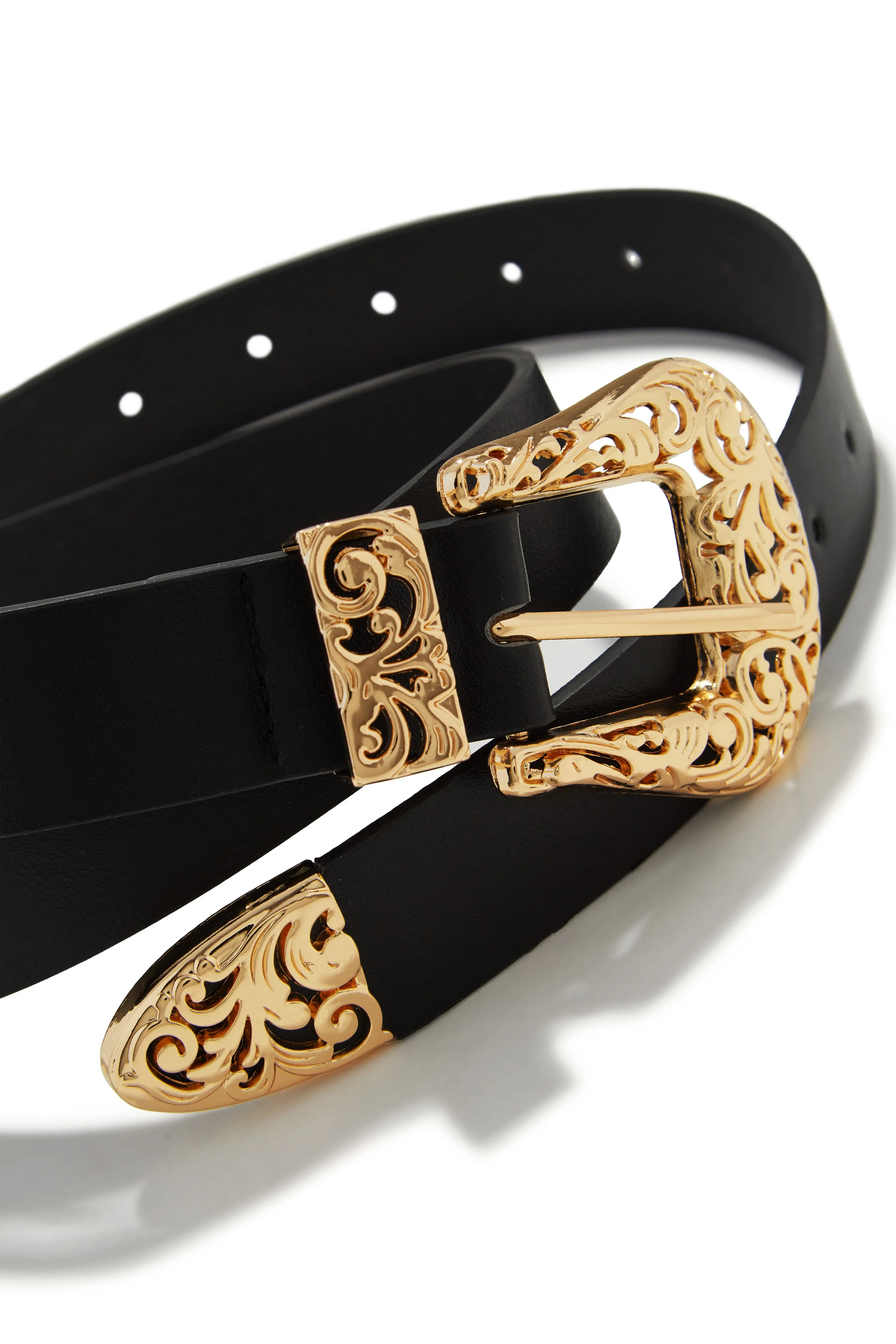 Southbound PU Western Belt - Black sold by Miss Lola product image thumbnail 3